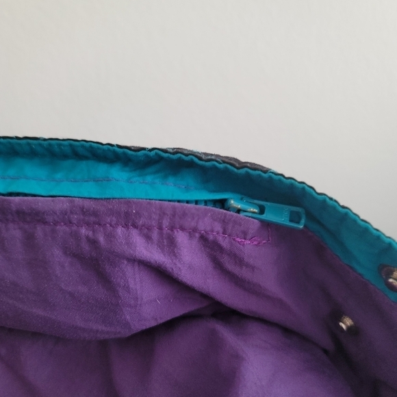 VTG Jordache Bright 80s Colorblock Ski Snow Jacket - Picture 10 of 11